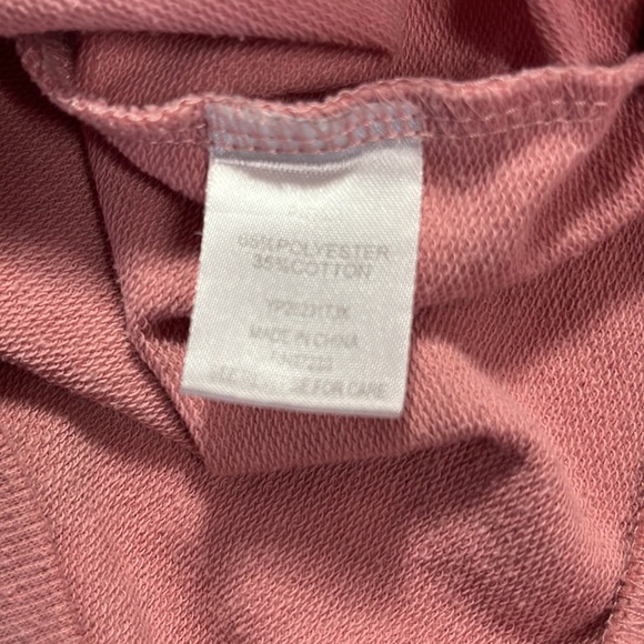 Almost Famous Pink Love Hoodie Pullover Long Sleeve Sweatshirt - Picture 6 of 9